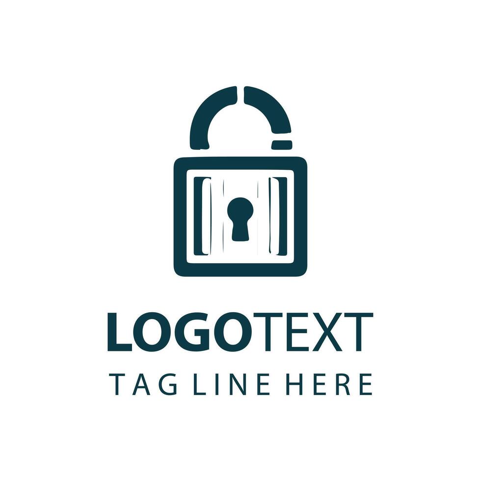Lock Logo Design vector