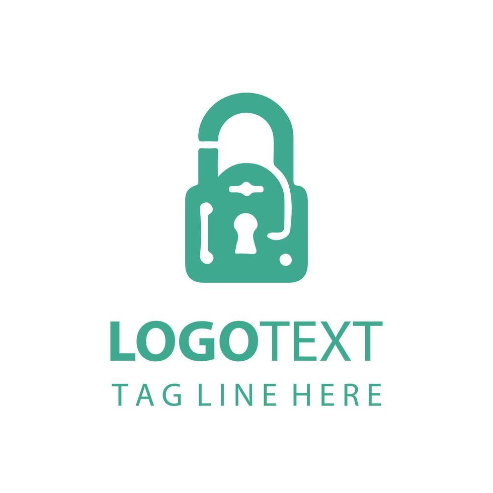 Secure Data Storage Logo Protecting Your Valuable Information vector