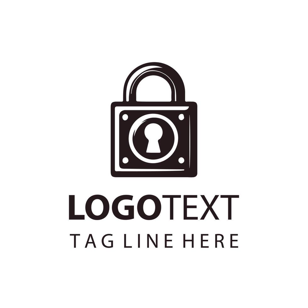Secure and Stylish Lock Logo vector