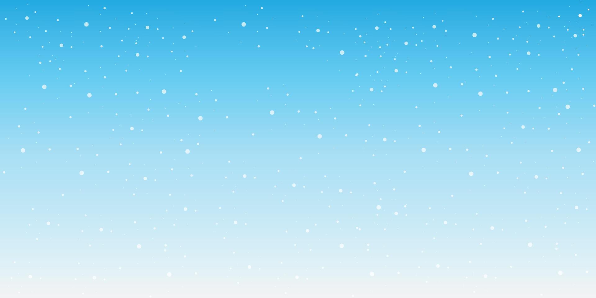 Winter cold background with heavy snowfall. Winter Christmas landscape with shining beautiful snow. vector