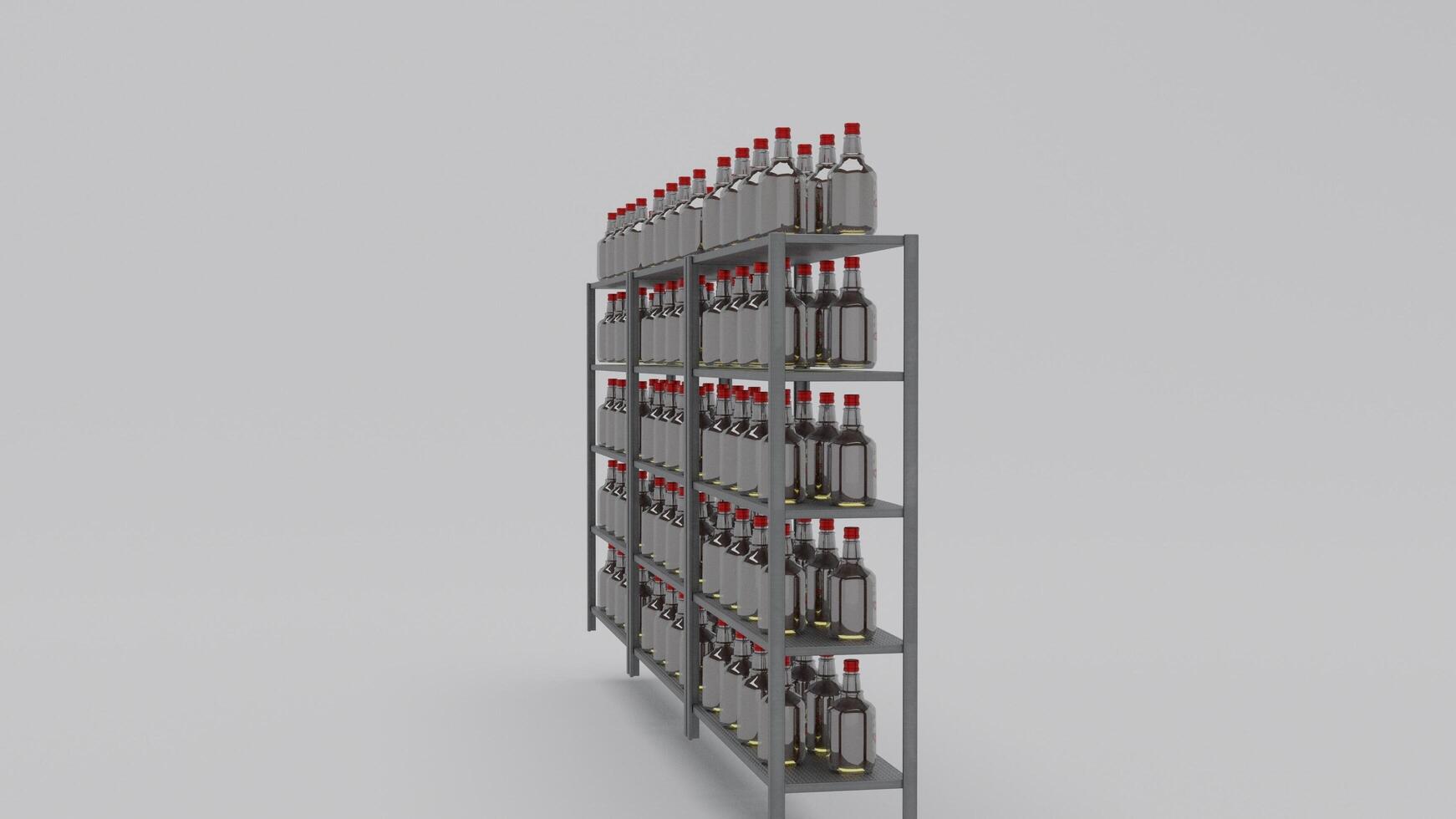 Apple Wine Bottles with Cabinet photo