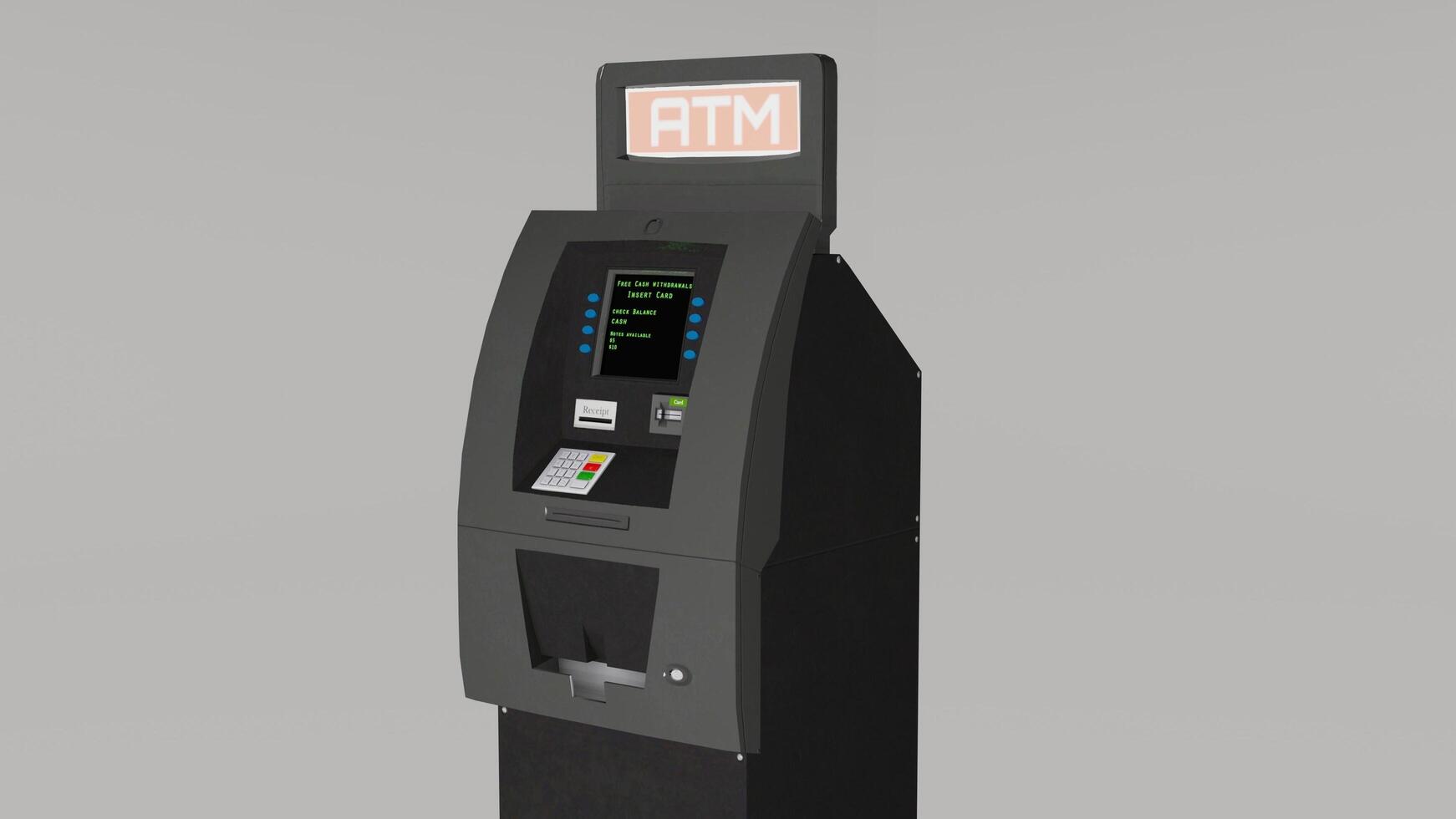 atm machine and crancy exchange machine photo