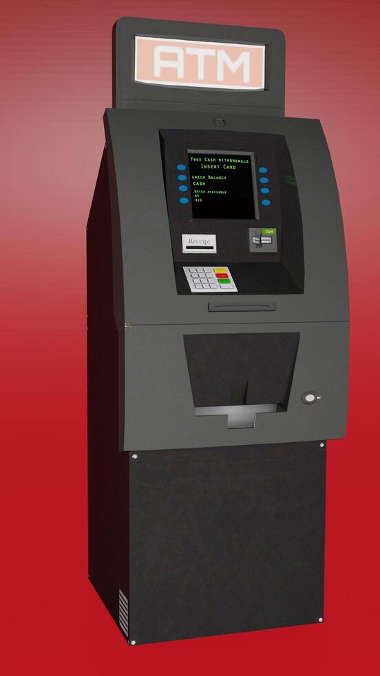 atm machine and crancy exchange machine photo