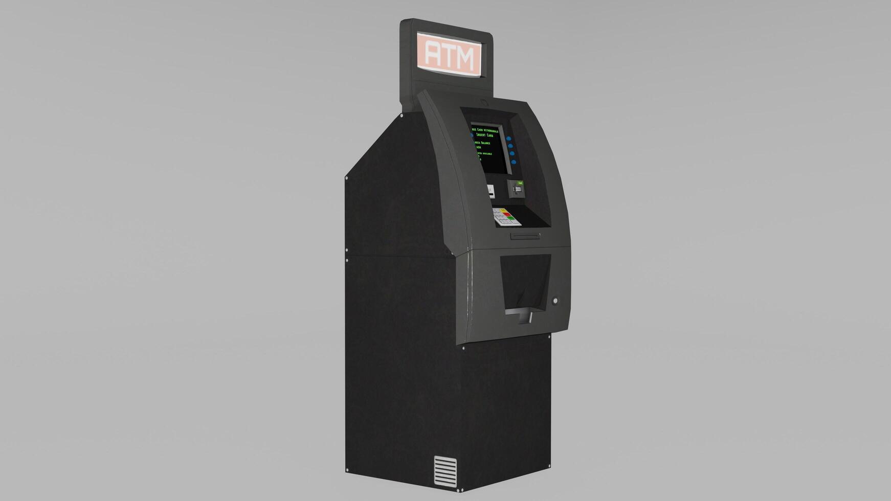 atm machine and crancy exchange machine photo