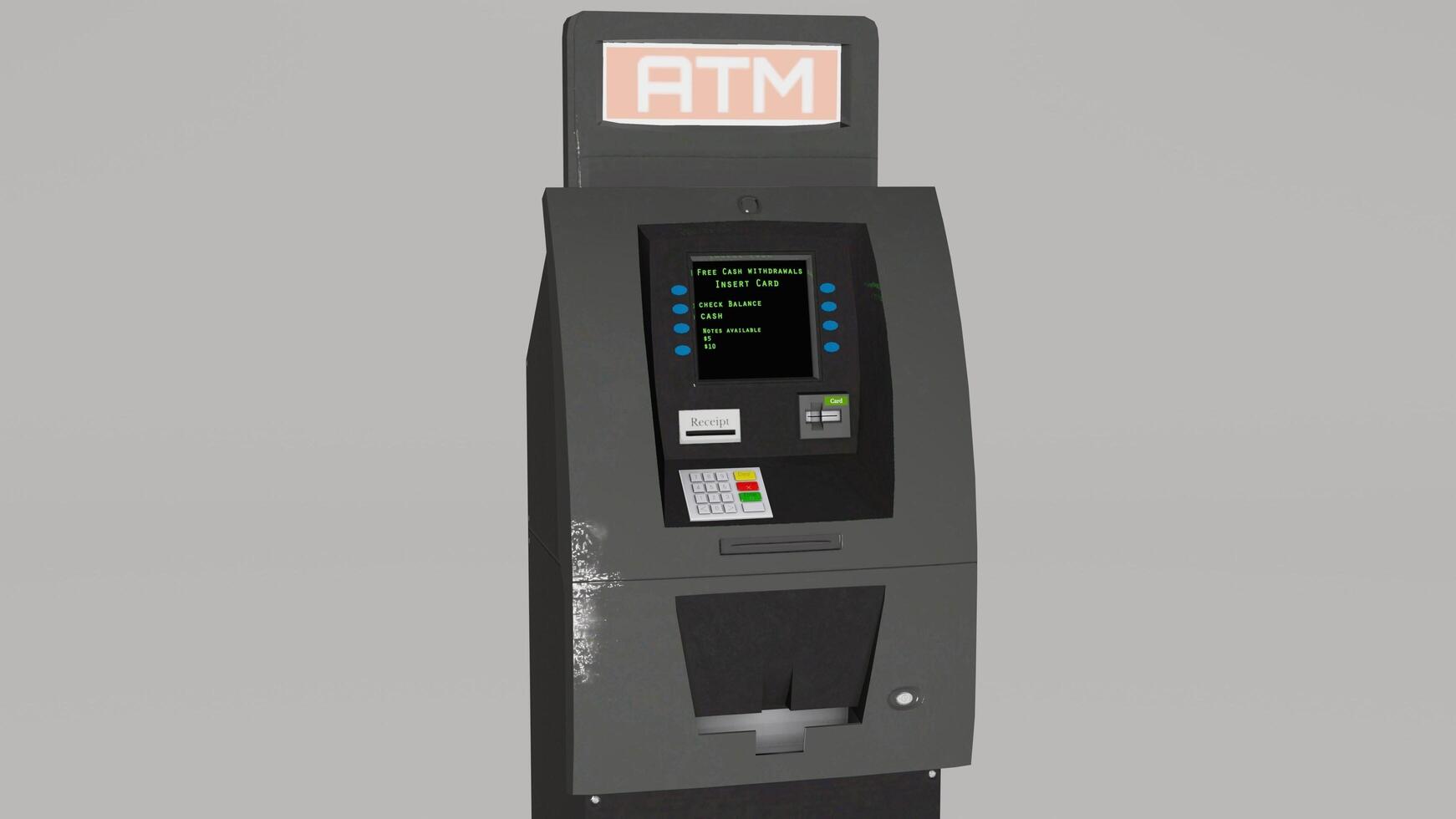 atm machine and crancy exchange machine photo