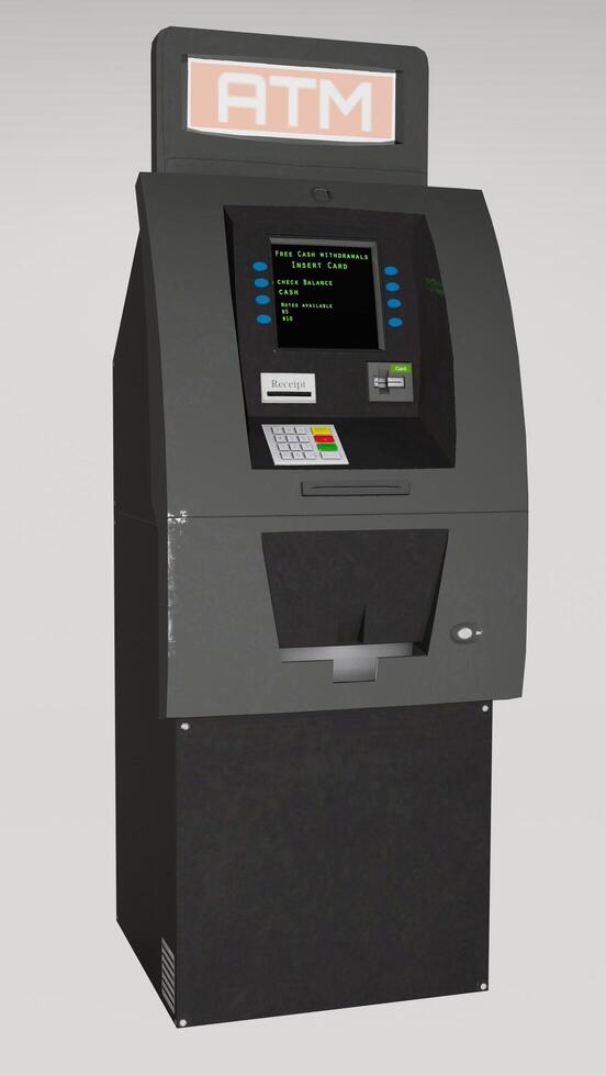 atm machine and crancy exchange machine photo
