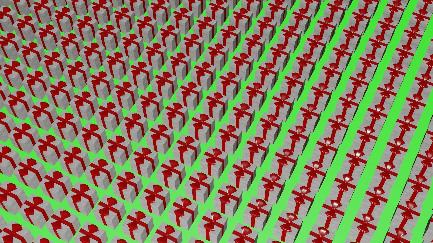 Many red people are standing in a line photo