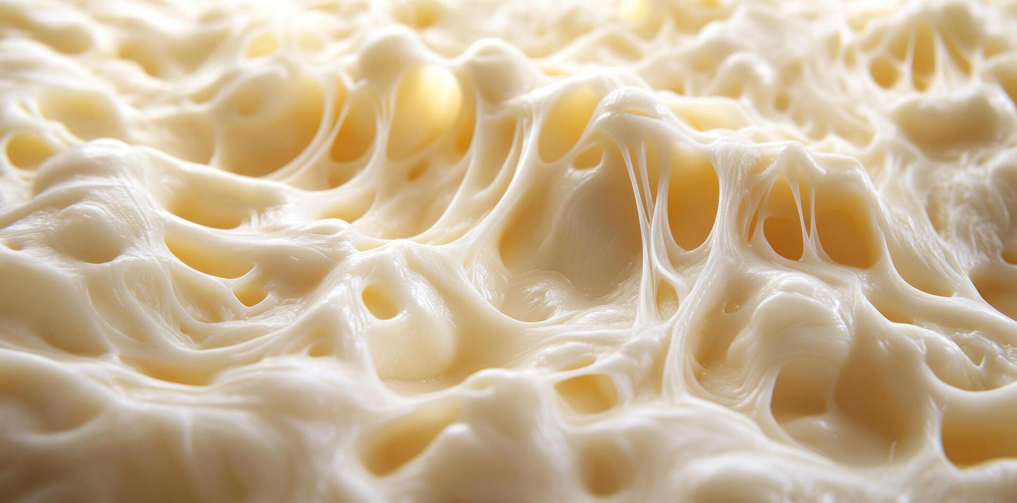 Close-up of Smooth, Creamy, Whipped Substance photo