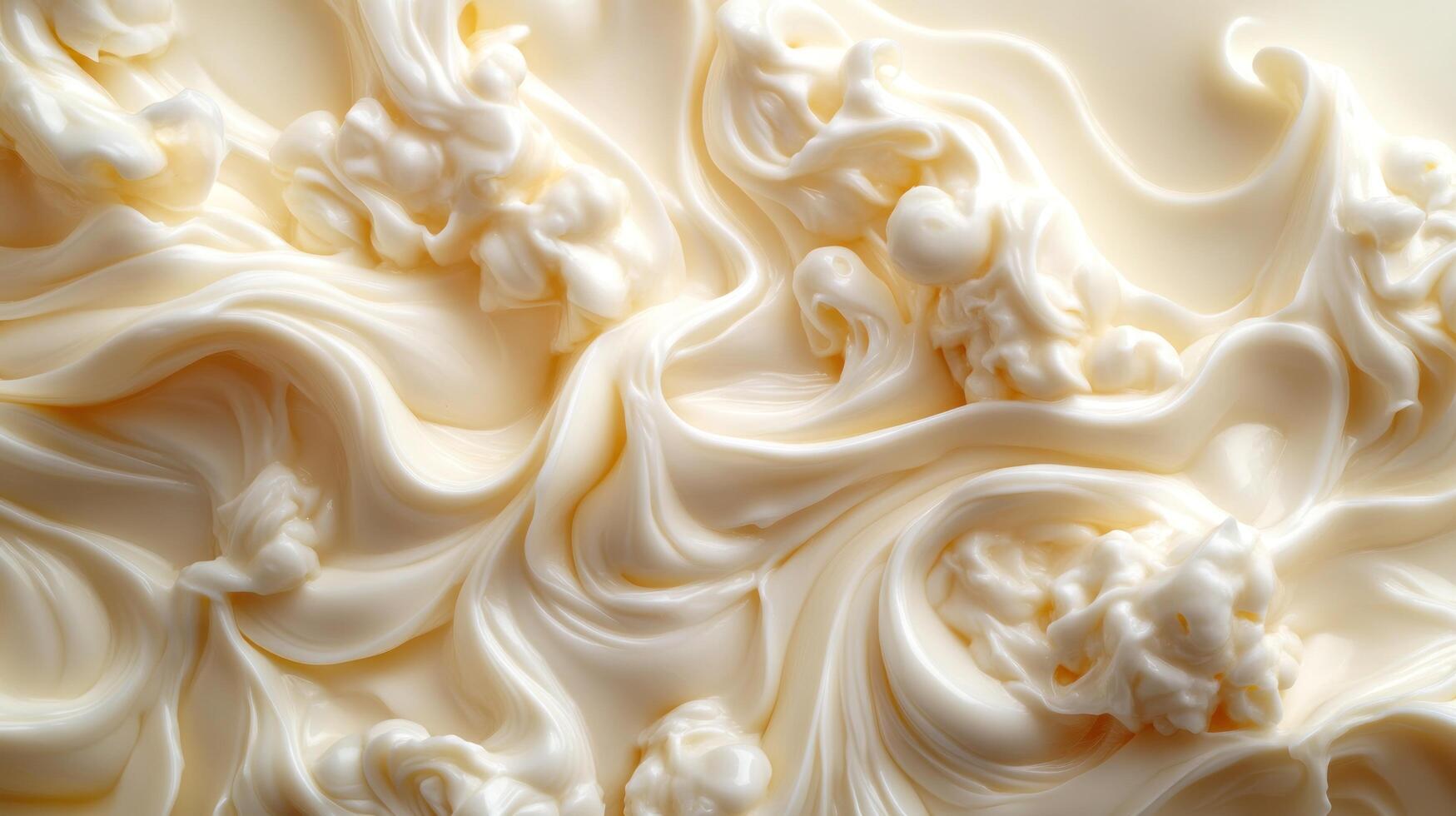 Swirling Creamy White Substance photo