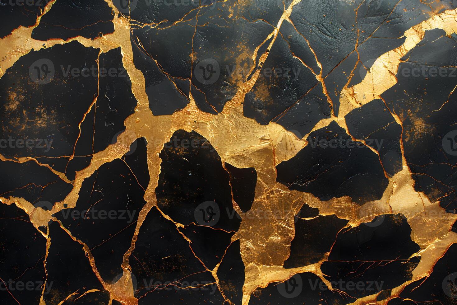 Luxurious Black and Gold Marble Texture for Elegant Design Projects photo