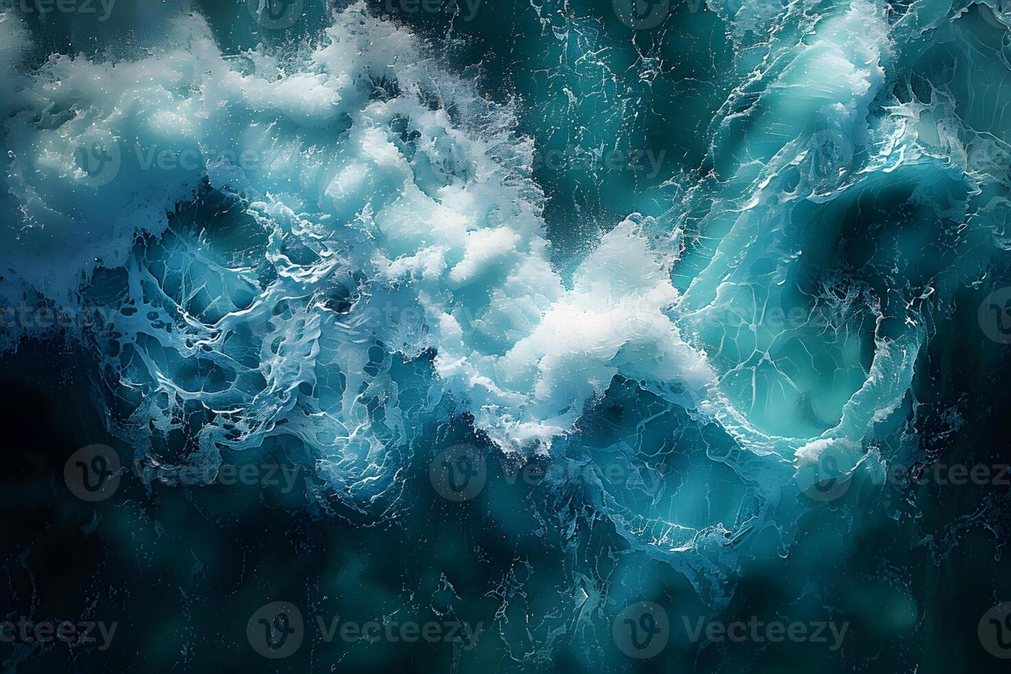 Dramatic Ocean Wave Patterns for Nature-Inspired Designs and Coastal Decor photo