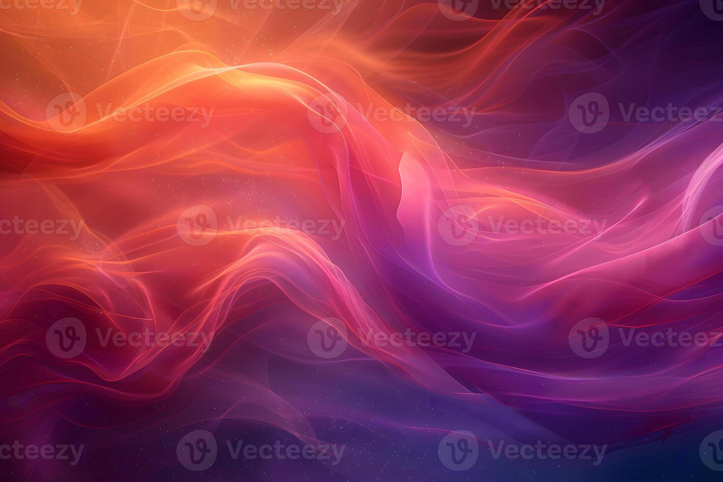 Abstract Aurora Borealis in Vivid Gradient for Digital Art Backgrounds photo