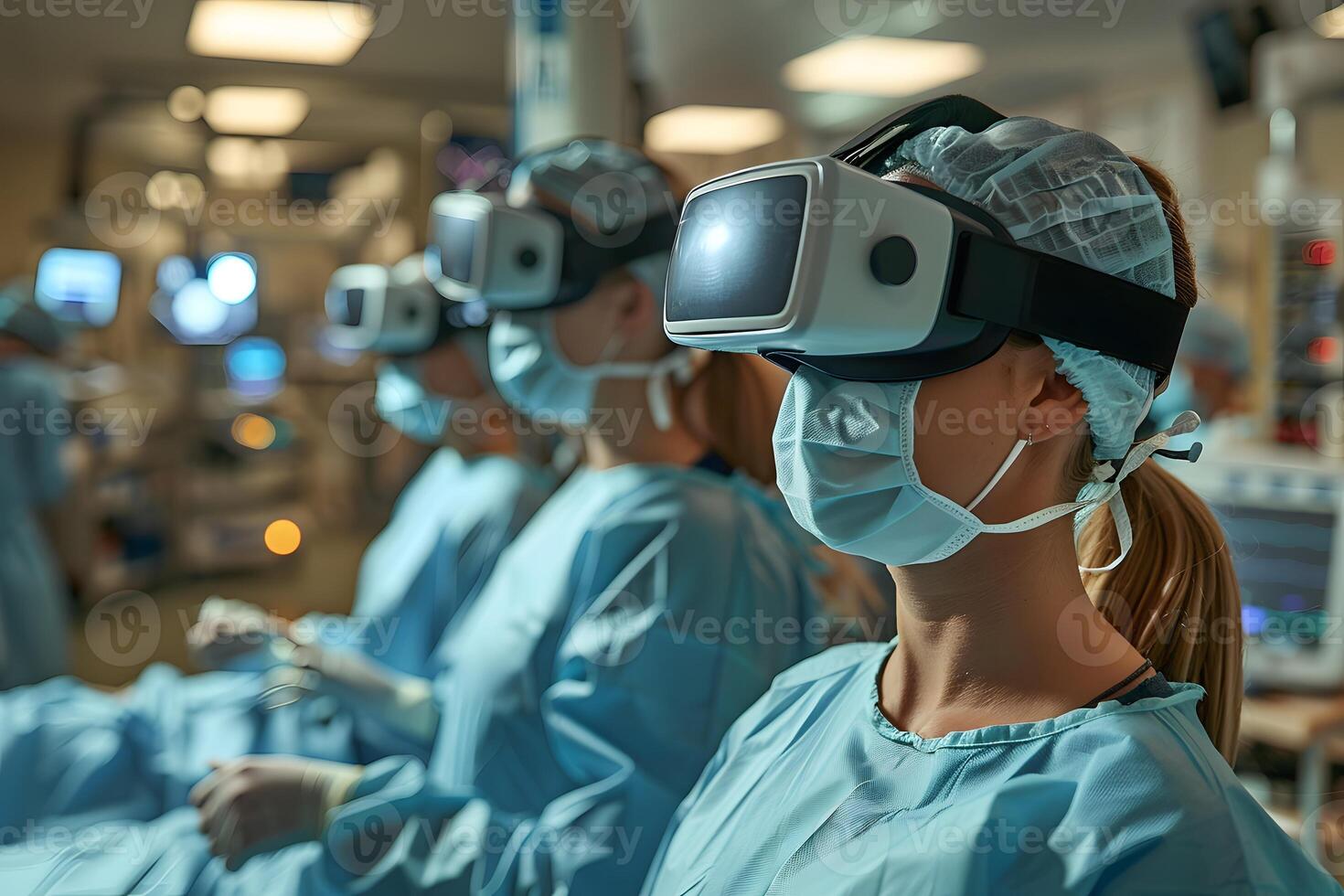 Innovative Virtual Reality Surgery Training in a Modern Medical Facility photo