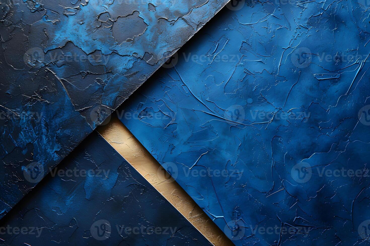 Abstract Blue and Gold Textured Background for Modern Design Projects photo