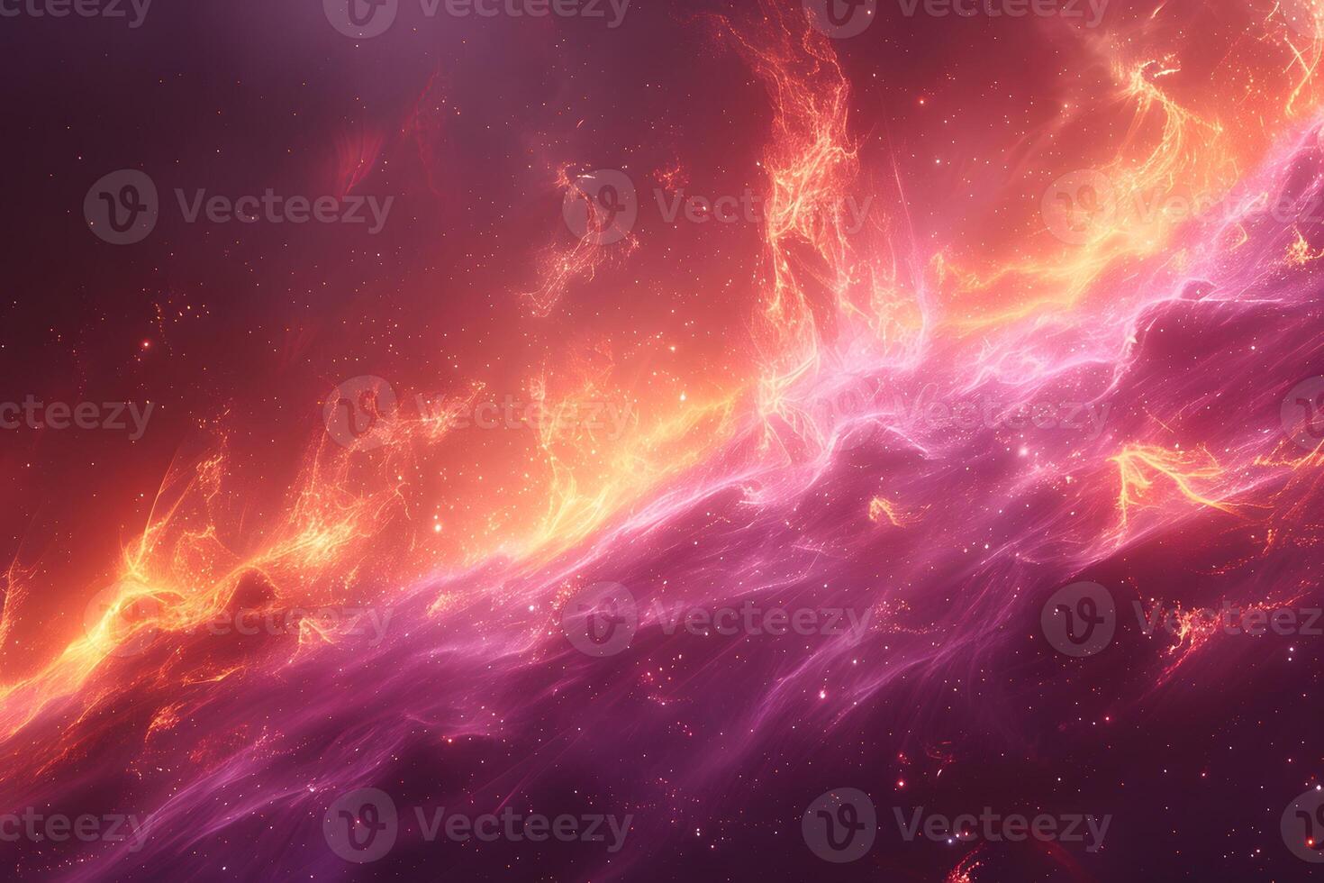 Cosmic Firestorm in Deep Space - Abstract Galaxy Nebula for Fantasy and Sci-Fi Art photo