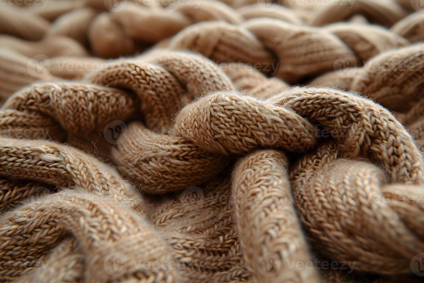 Cozy Autumn Knit Texture Warm Chunky Knit Pattern for Seasonal Design photo