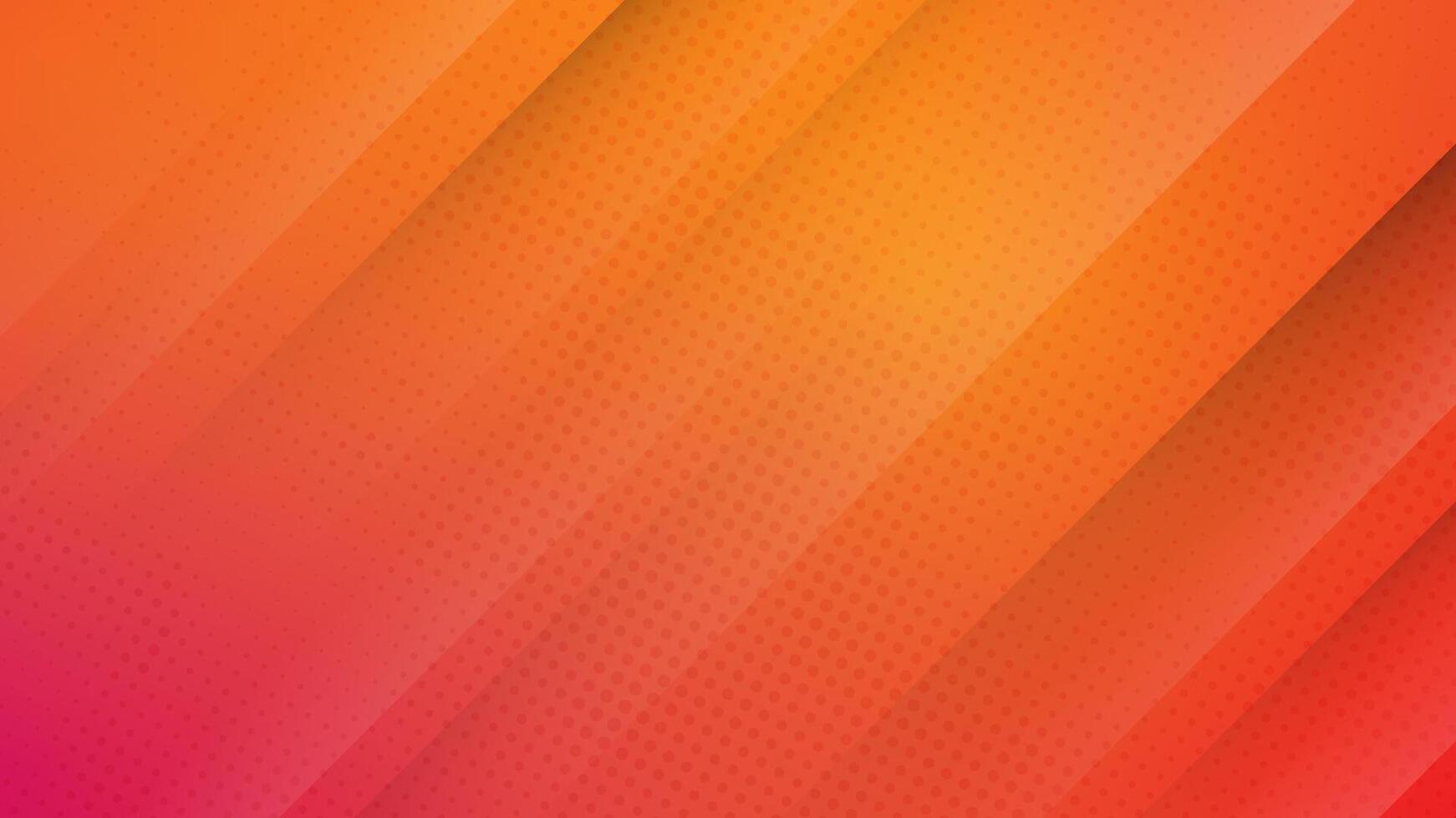 Abstract modern gradient orange color light and shadow background vector