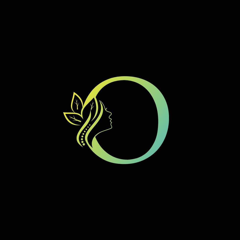 O butterfly Logo Design illustration template, O butterfly logo vector