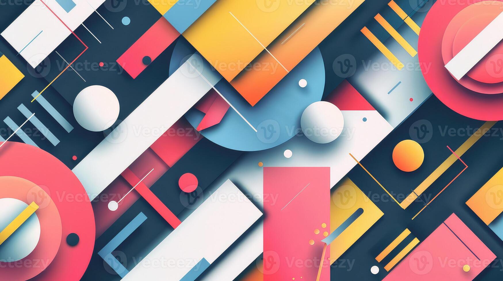 geometric shapes abstract background graphic photo