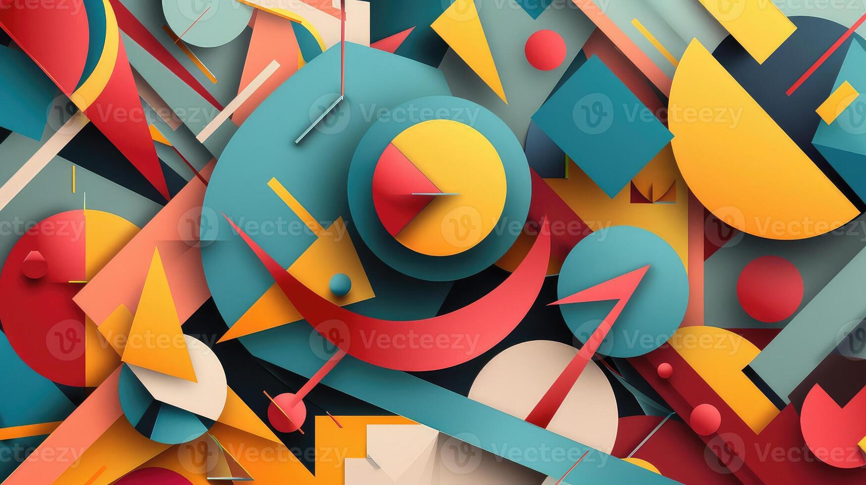 geometric shapes abstract background graphic photo