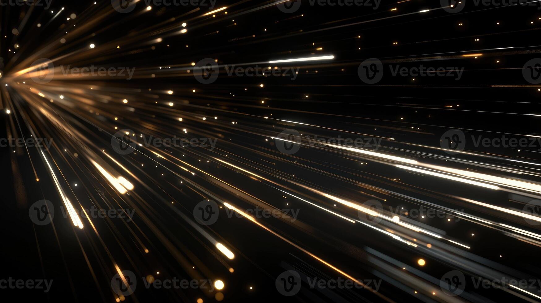 beautiful light speed line background on black background abstract design photo