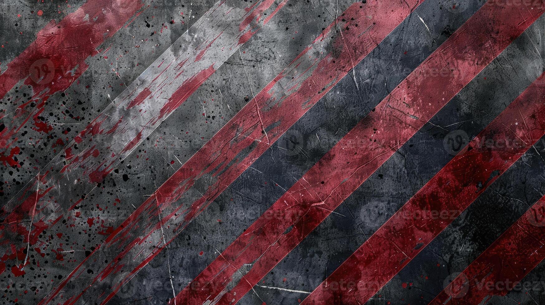 Dark red and grey grunge stripes abstract banner design photo
