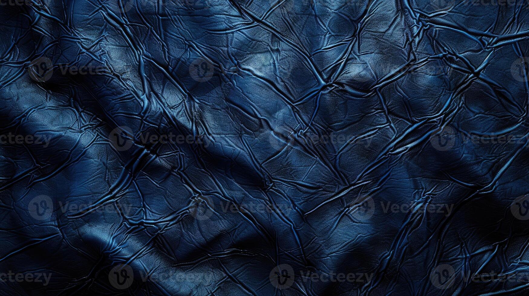 A blue leather texture photo