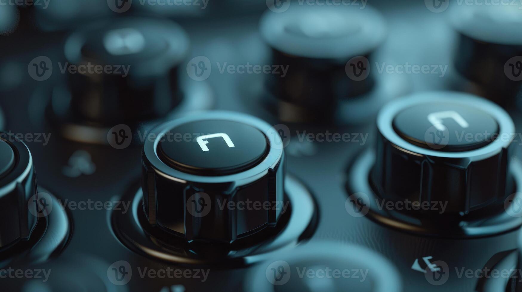 on off toggle switch turned on. Business startup concept. 3D Rendering photo