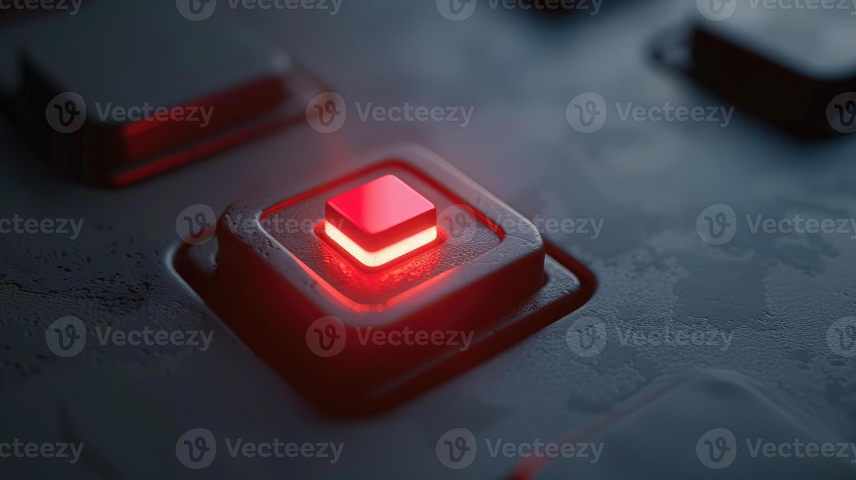 on off toggle switch turned on. Business startup concept. 3D Rendering photo