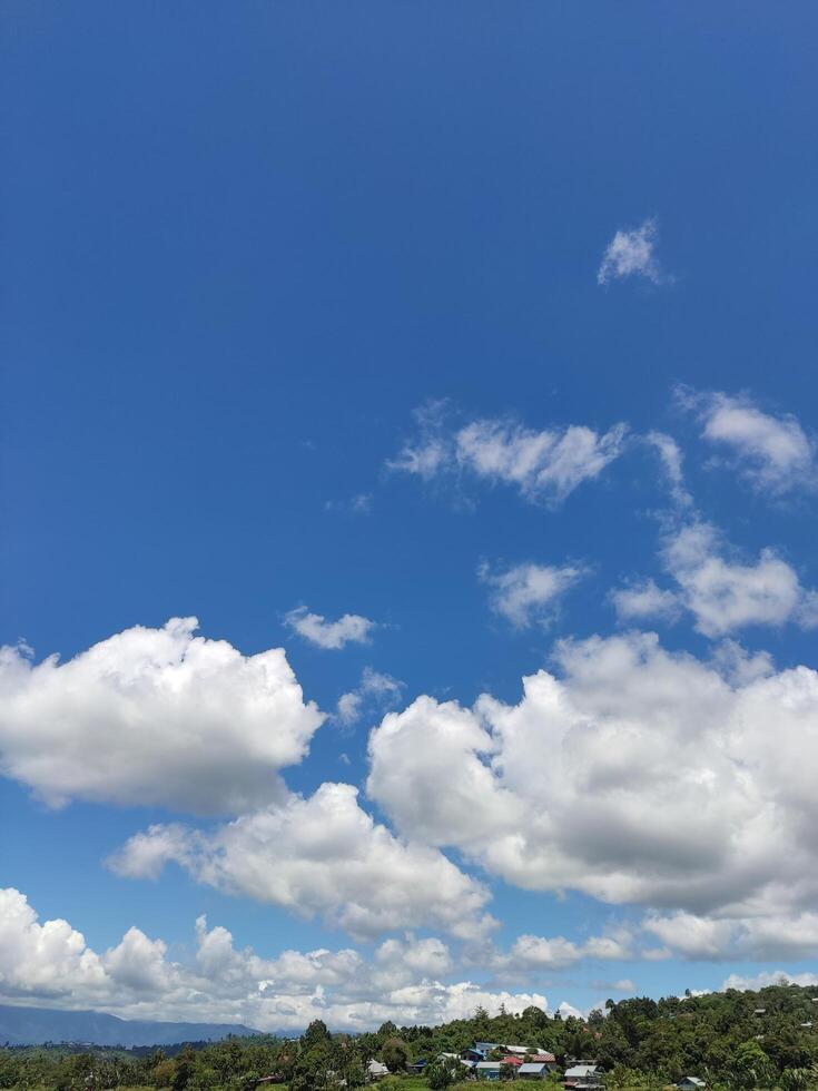 beautiful clouds are in the sky photo