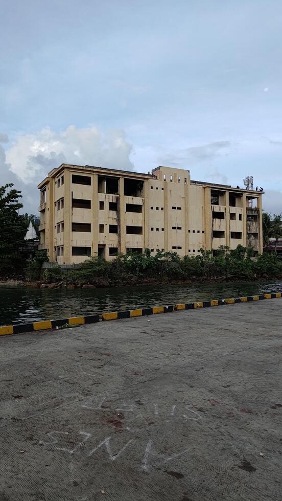 buildings that have not been occupied for a long time photo