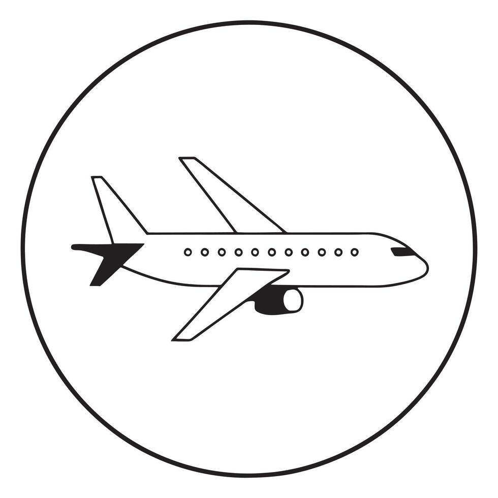Beautiful Air Bus Illustration Design vector