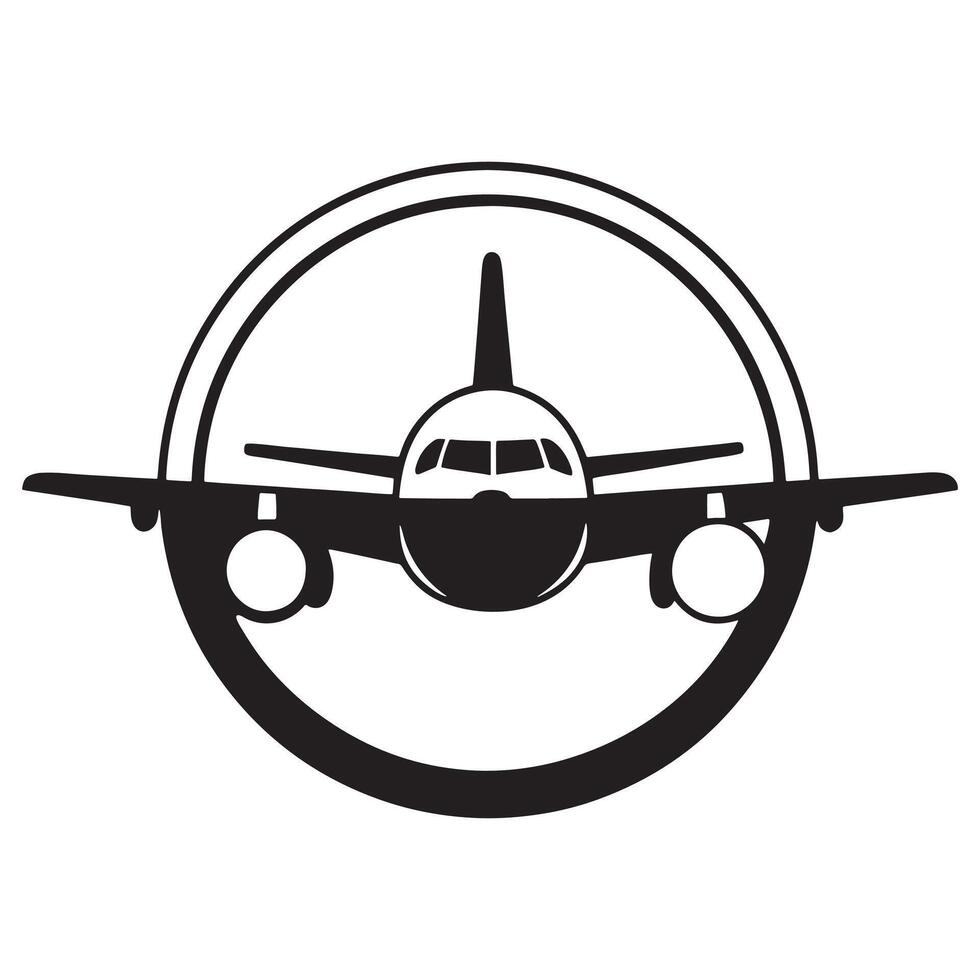 Air Bus in Scenic Landscape vector