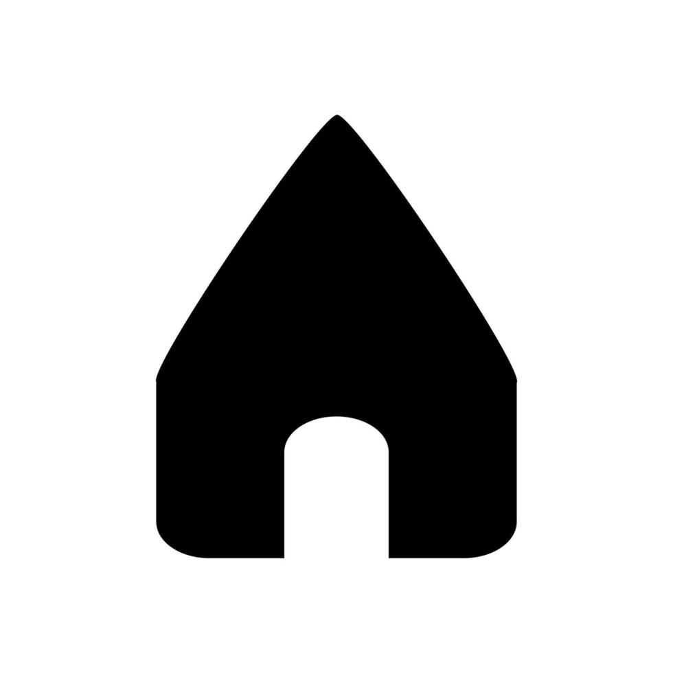 Home flat icon simple design, vector