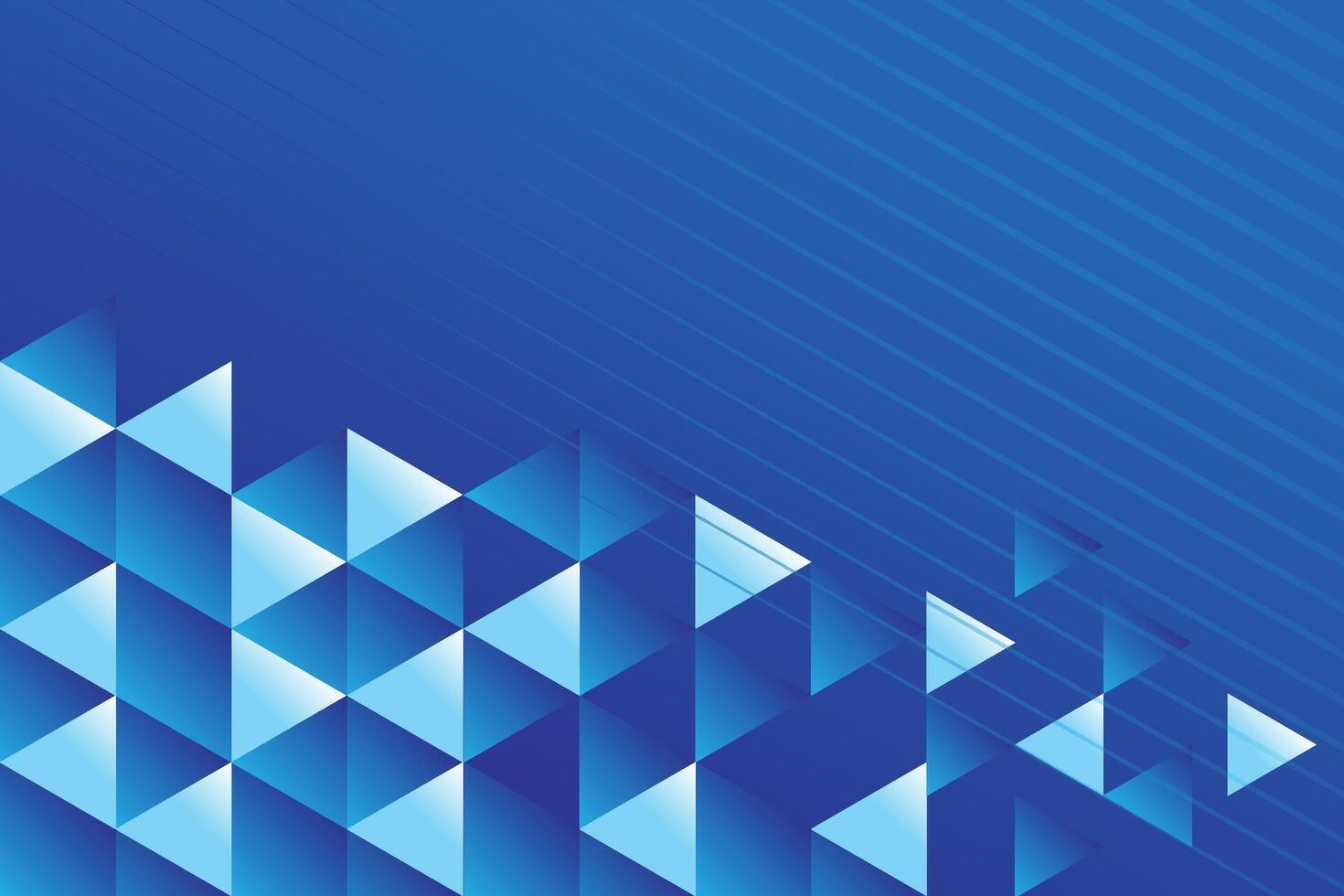 Abstract blue gradient background template vector