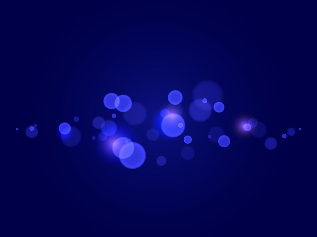 Abstract violet background with lights and effect bokeh vector