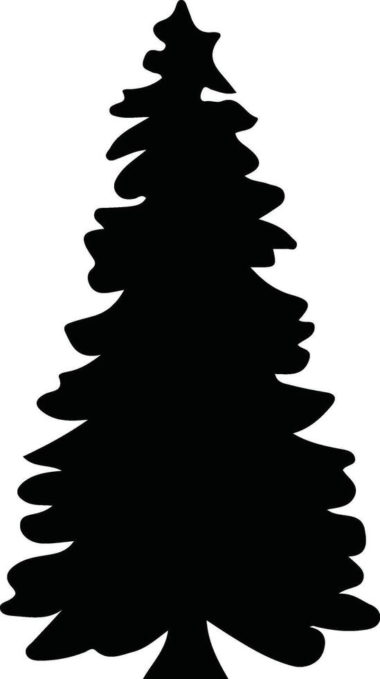 Printable Spruce Tree Stencils Icon vector