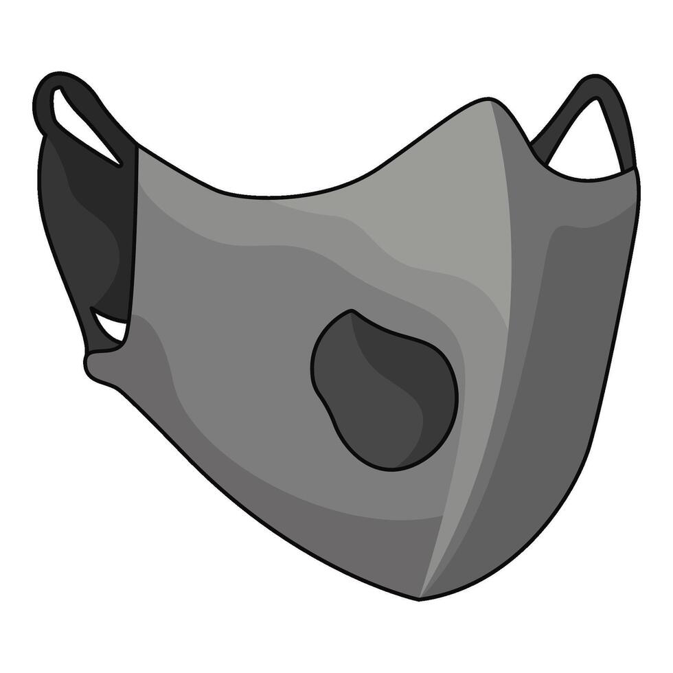 illustration of pollution mask vector