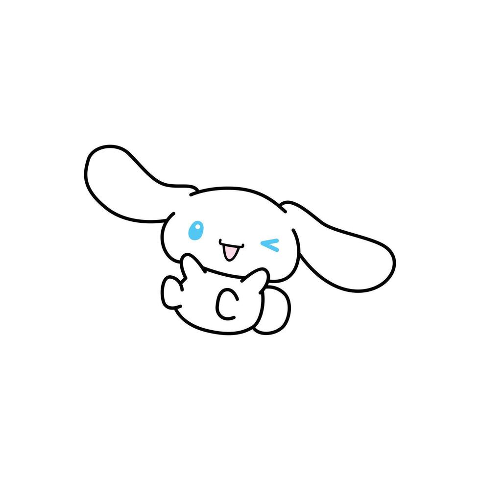 Jumping Cinnamon Roll vector