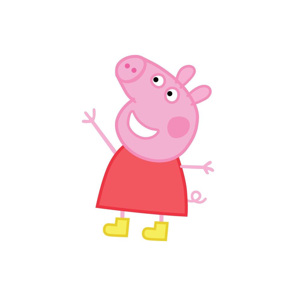 cute Peppa pig vector