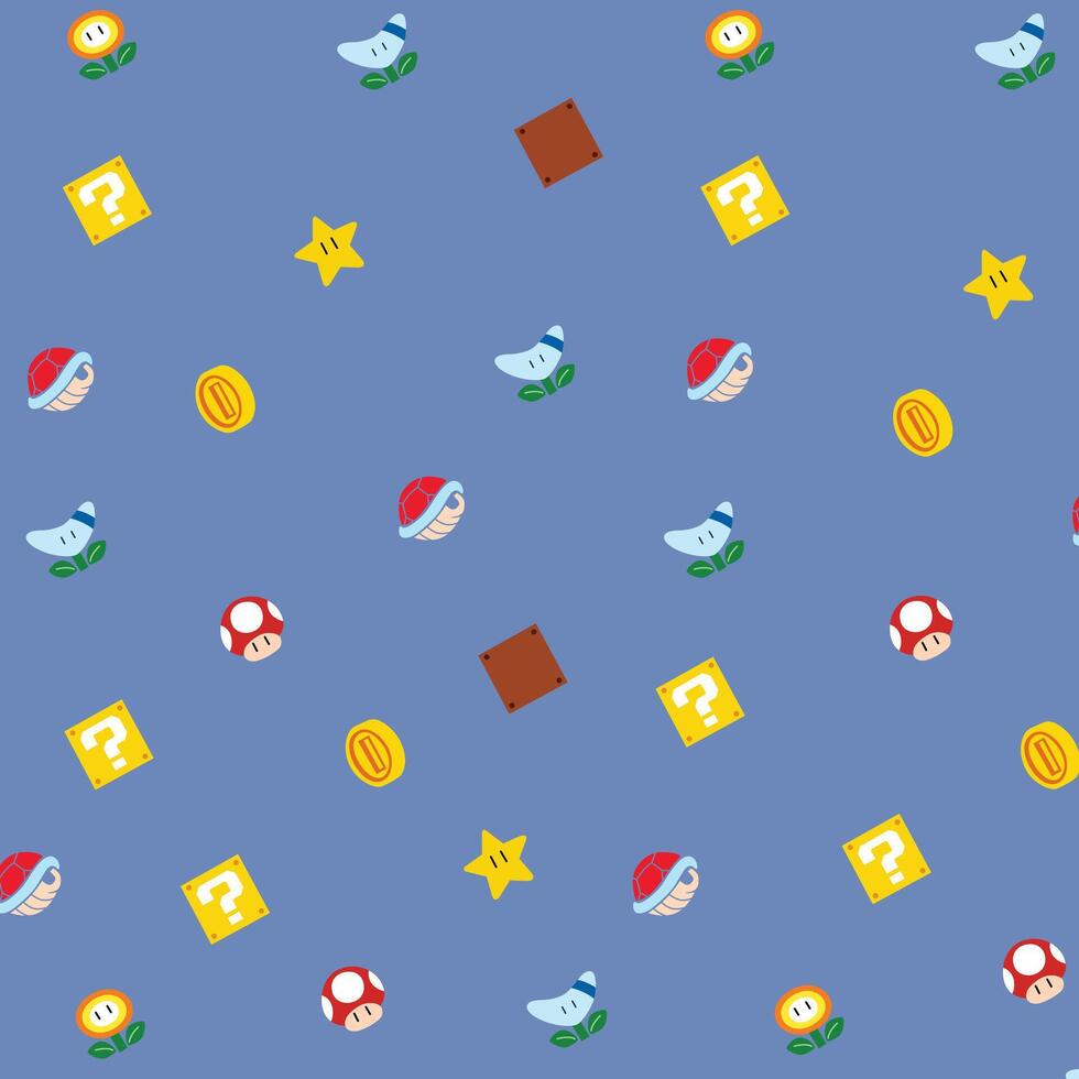 Super Mario Background vector