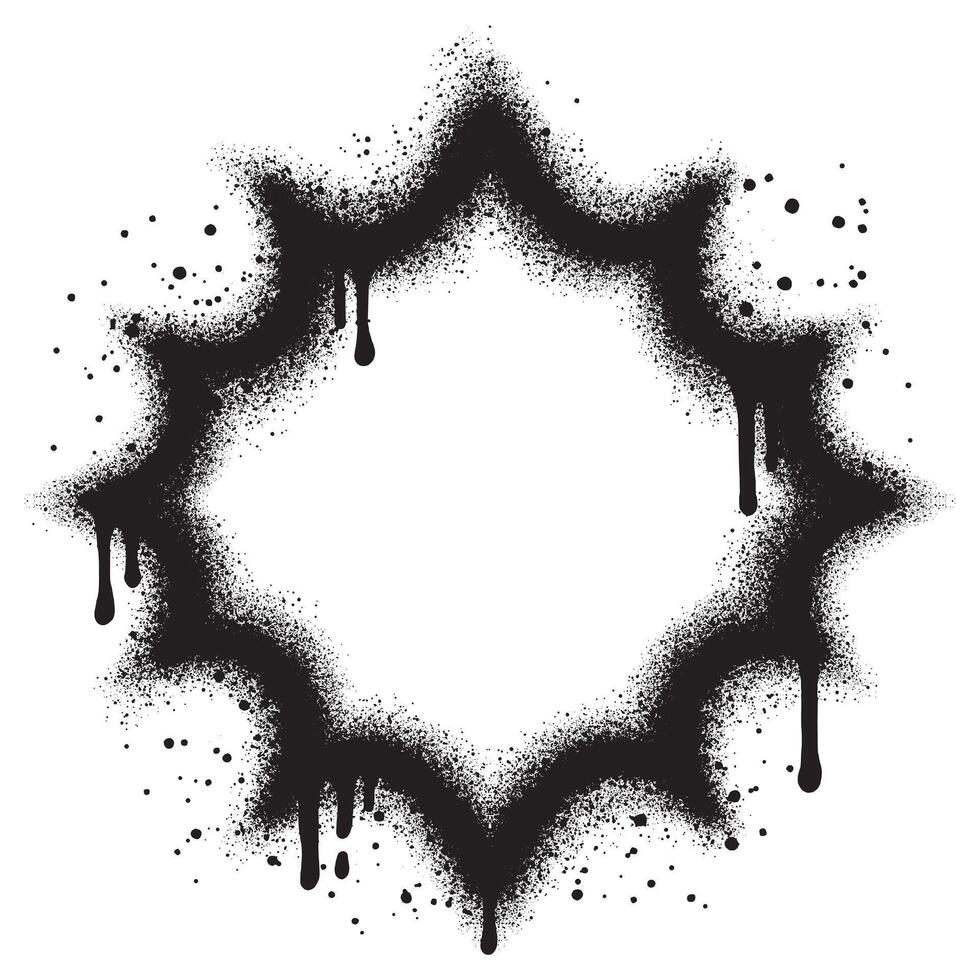 graffiti comic burst, bursting star, starburst speech bubbles vector
