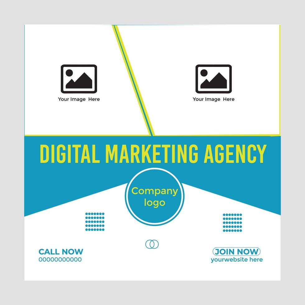 Social Media Post Design vector