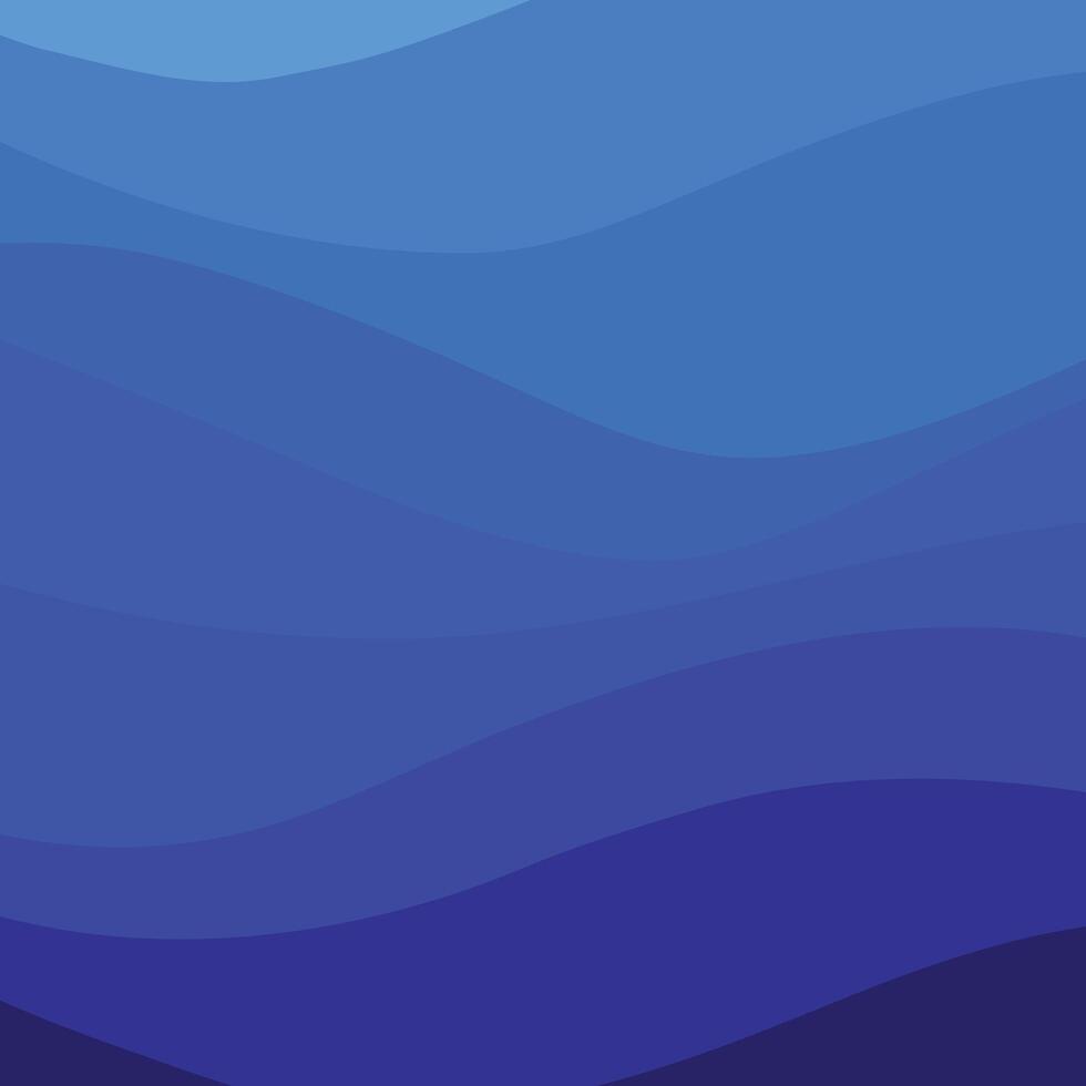 blue tone waves background vector
