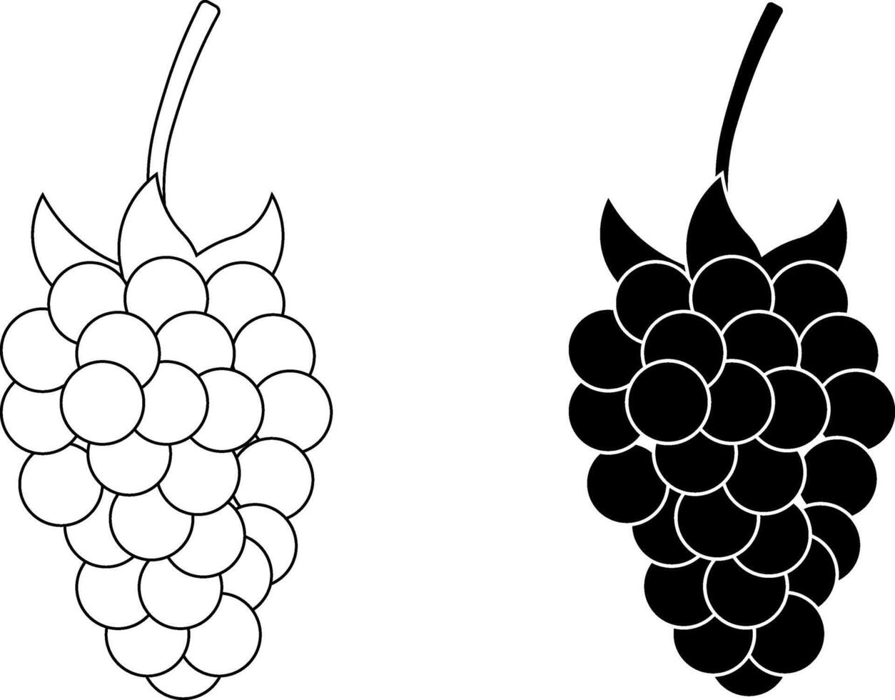 Rubus allegheniensis fruits icon set vector