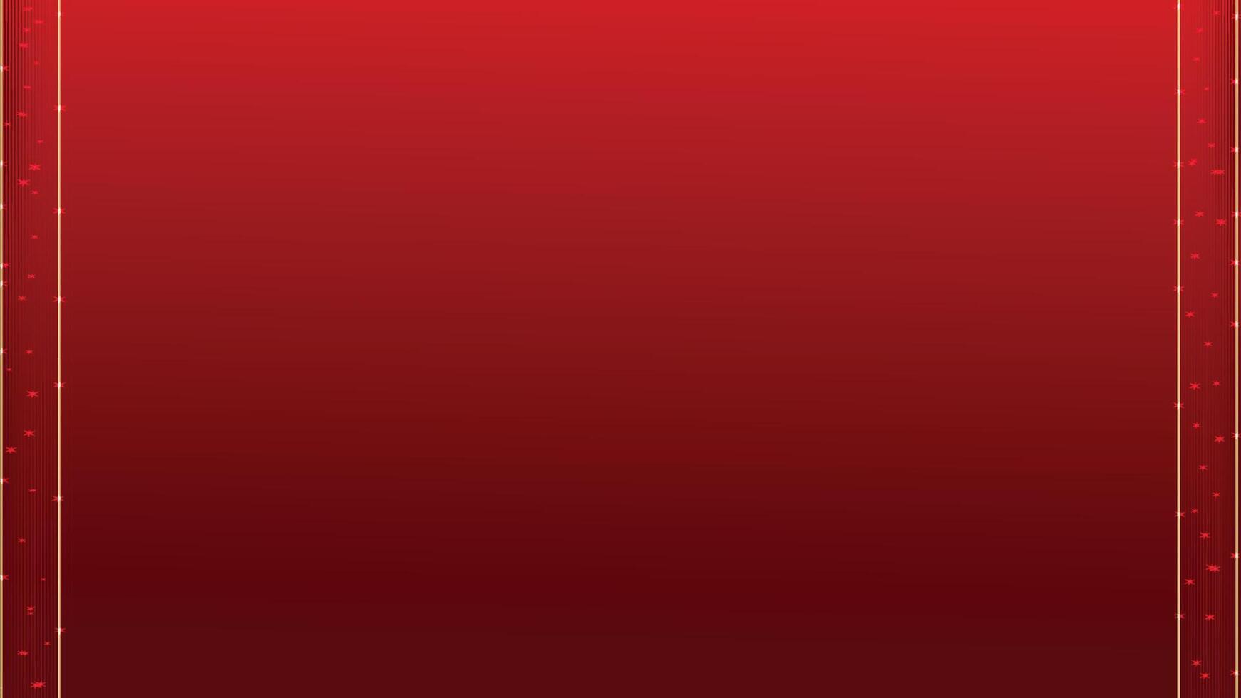 Abstract curved red shape on red background with lighting effect and copy space for text, Modern and Creative Trend design in illustration vector