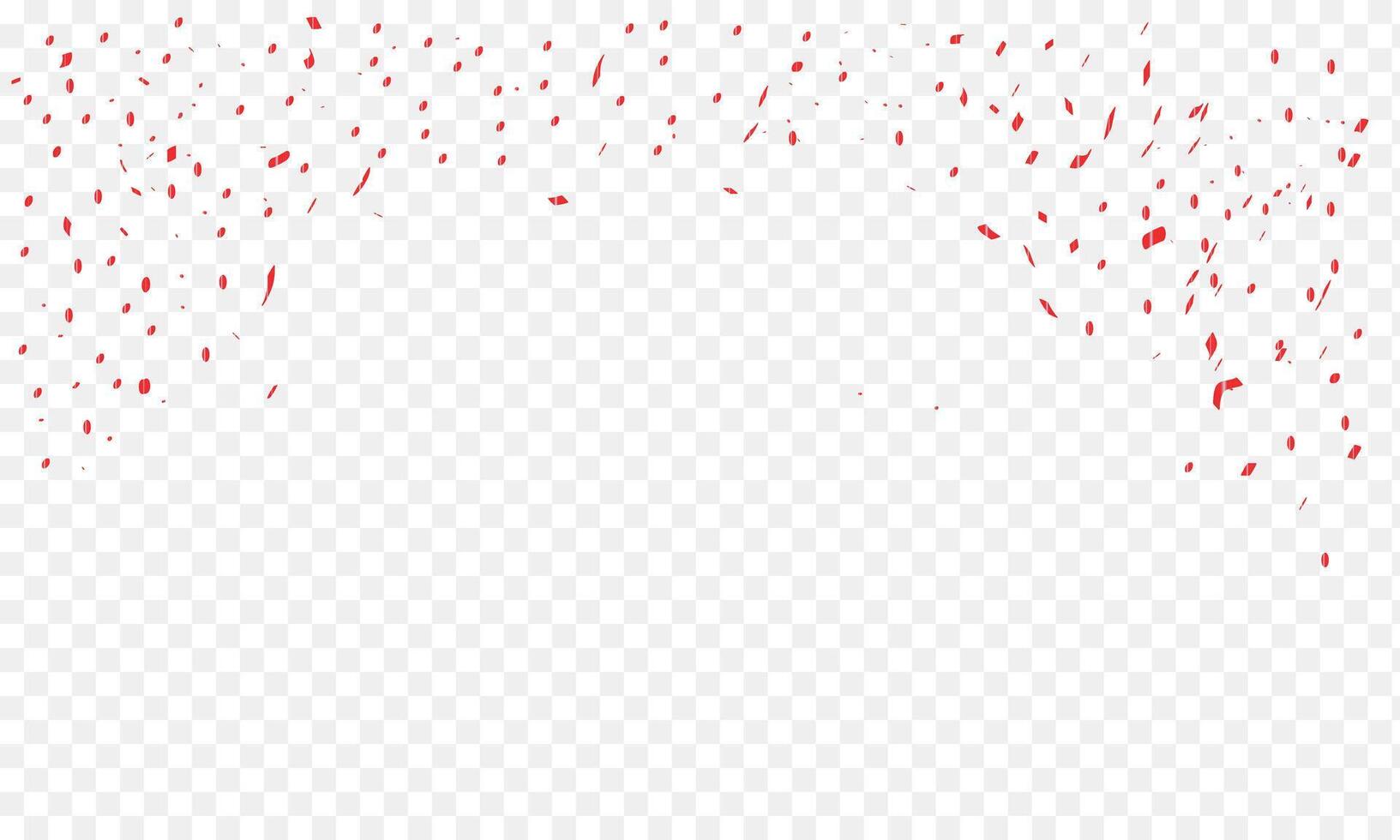 Abstract background party celebration red confetti vector