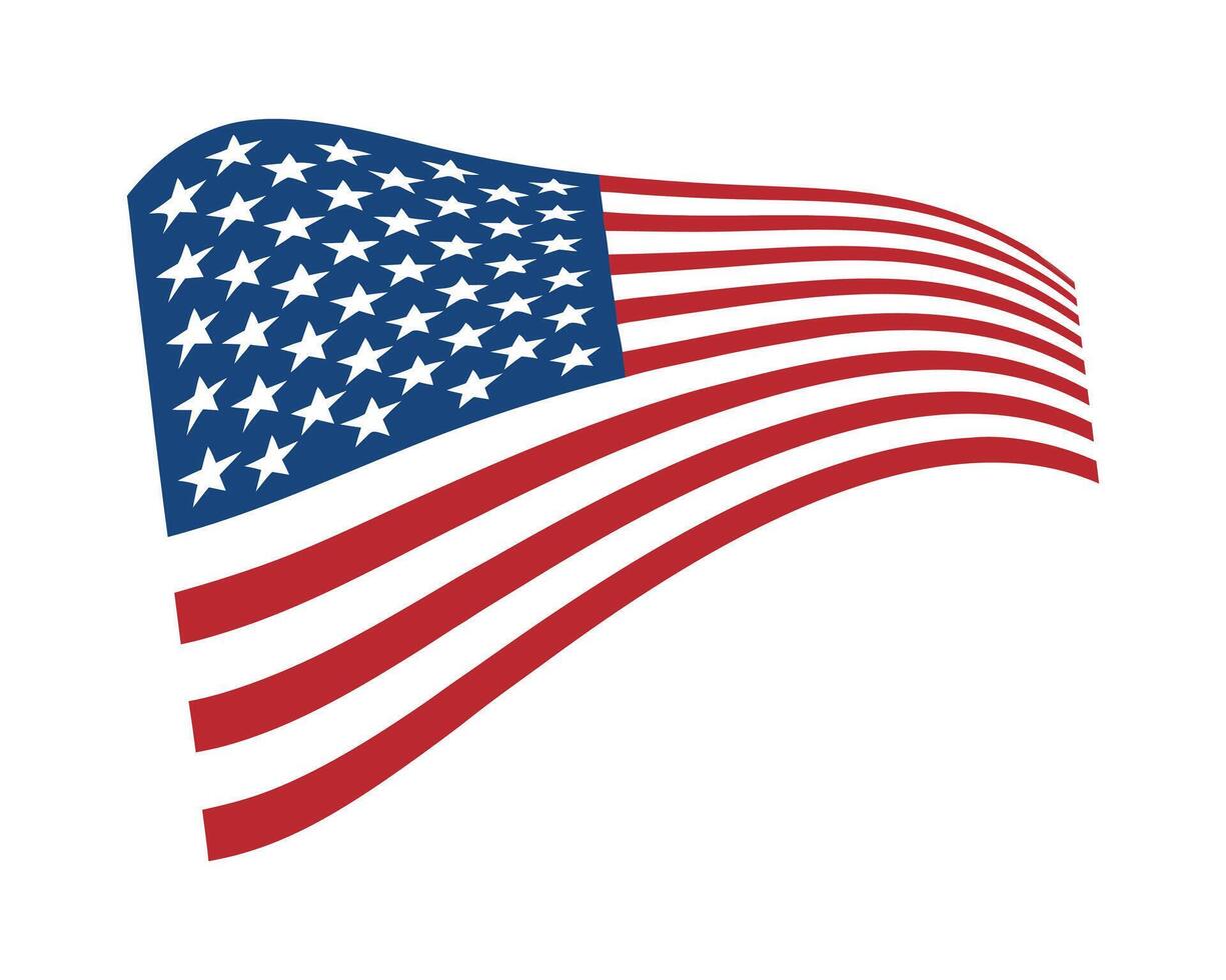 Graphic of United States National Flag vector