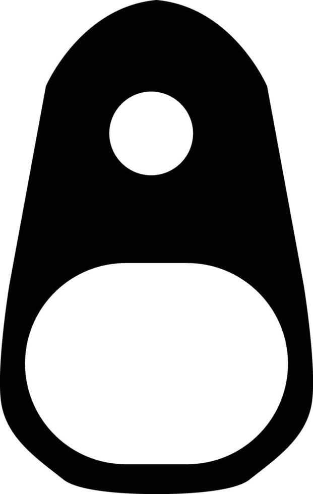Lid easy open can label ring pull aluminum. Opener icon. Ring of the can to open of food sign. flat style. vector