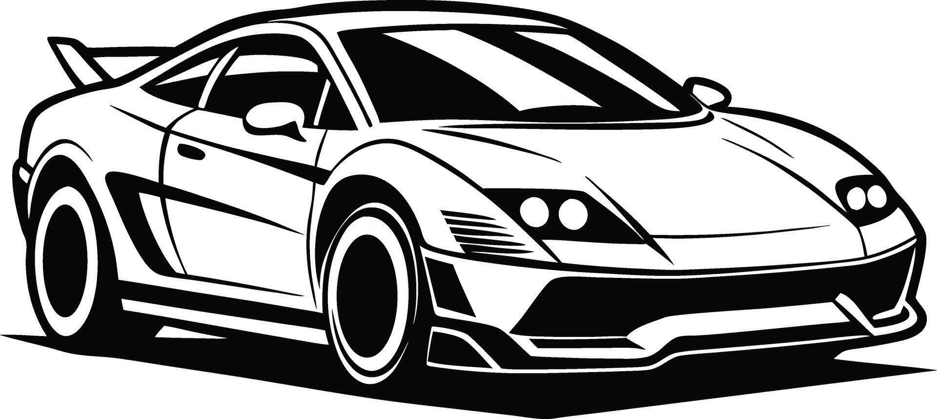 Car decal design and various car vector